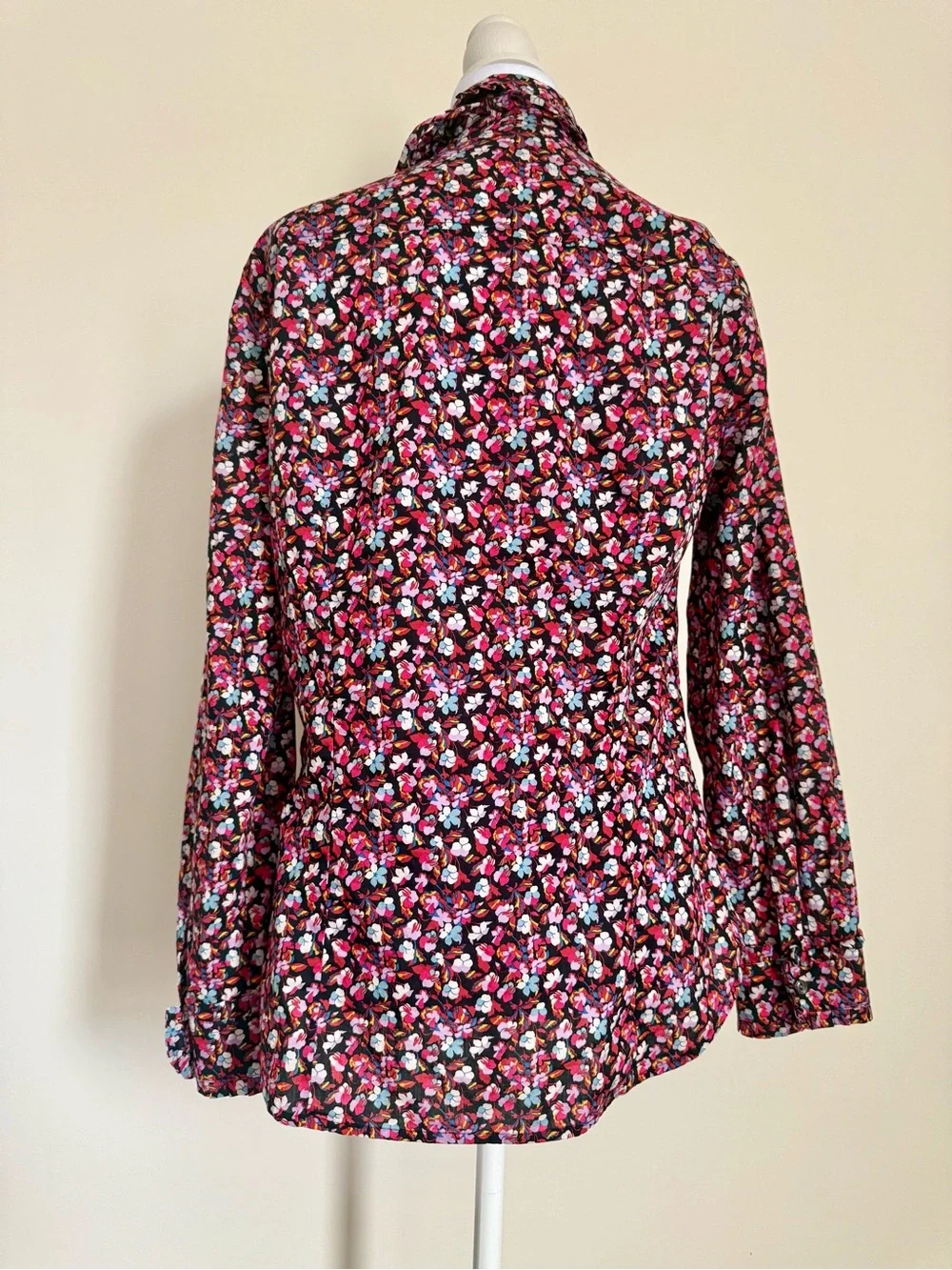 J. Crew Liberty Floral Button-Down Shirt size 8 women’s 100% cotton